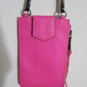 Aimee Kestenberg Out of Office Cell Phone Bag in Hot Pink with Zipper Pocket